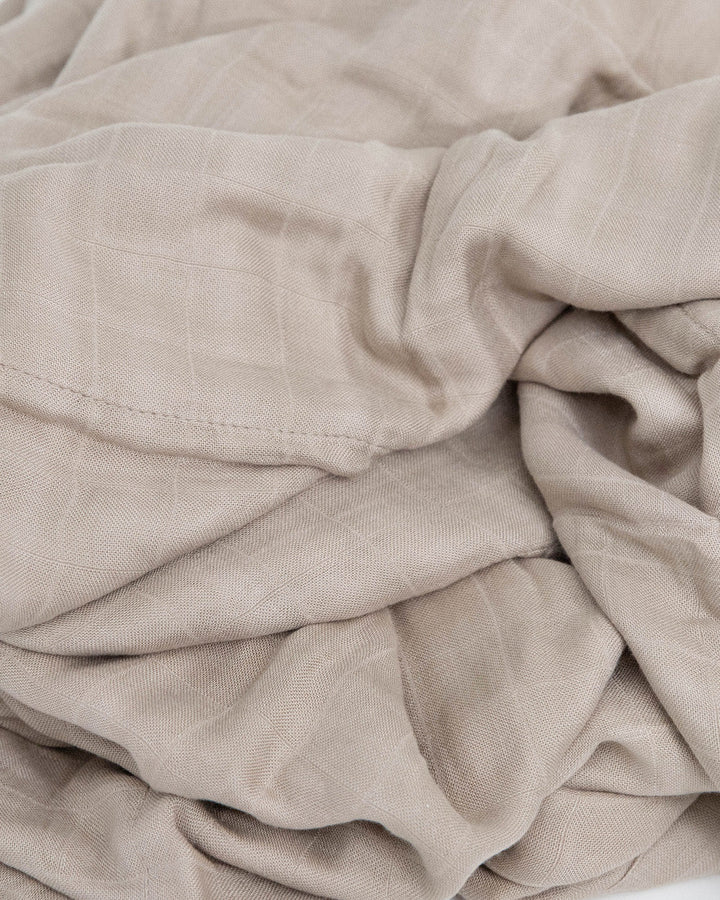 Little Unicorn Deluxe Muslin Quilted Throw | Oatmeal