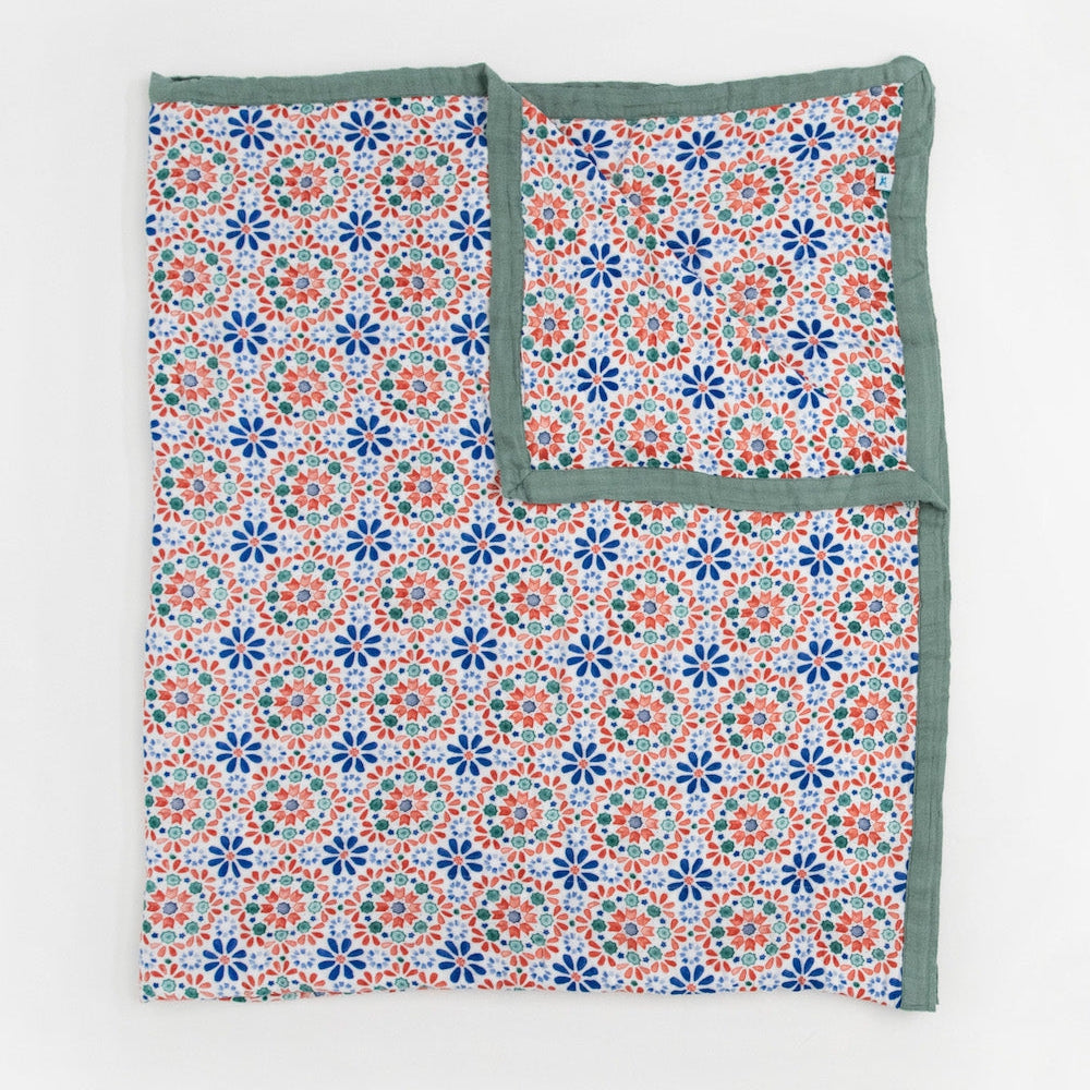 Little Unicorn Deluxe Muslin Quilted Throw | Kaleidoscope