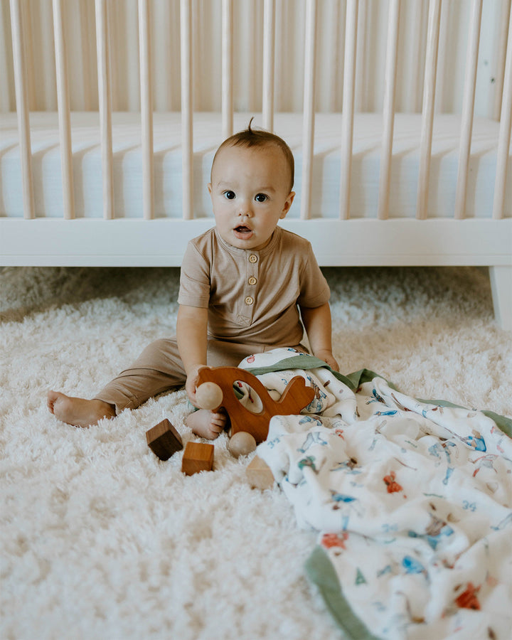 Little Unicorn Deluxe Muslin Baby Quilt | Home Run