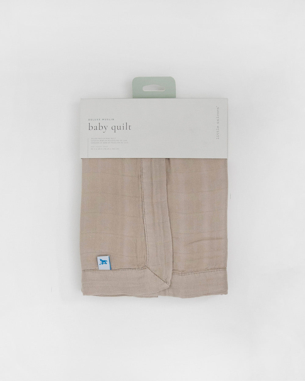 Little Unicorn Deluxe Muslin Baby Quilt | Oatmeal
