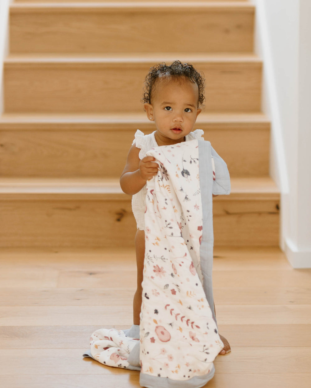 Little Unicorn Deluxe Muslin Baby Quilt | Fairy Gardens