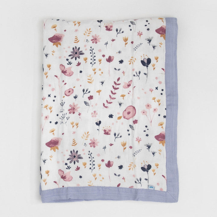 Little Unicorn Deluxe Muslin Baby Quilt | Fairy Gardens