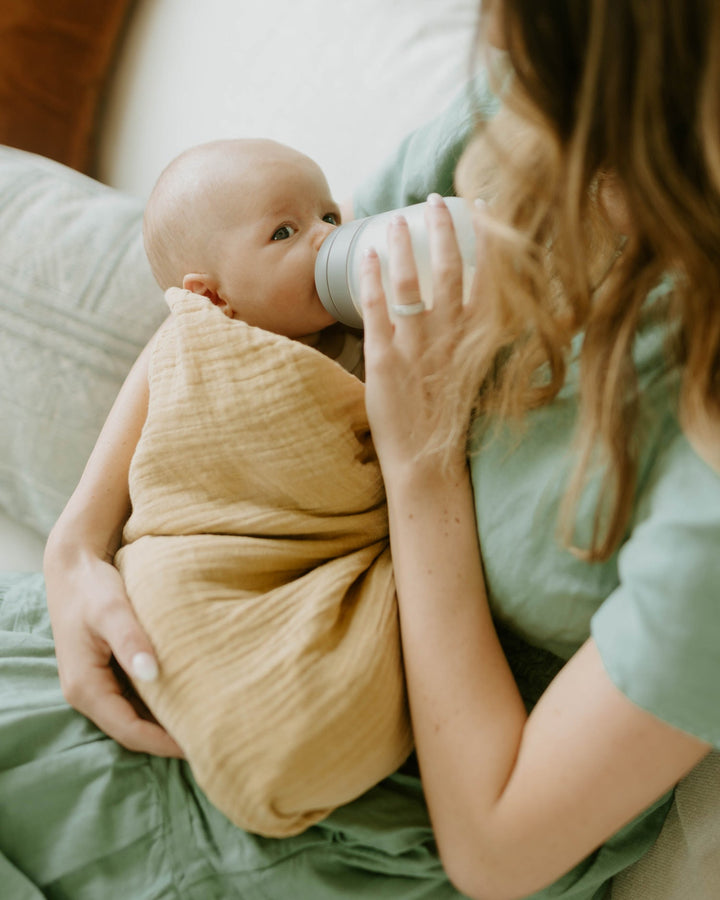 Little Unicorn Organic Cotton Muslin Swaddle Blanket 2 Pack | Swallows