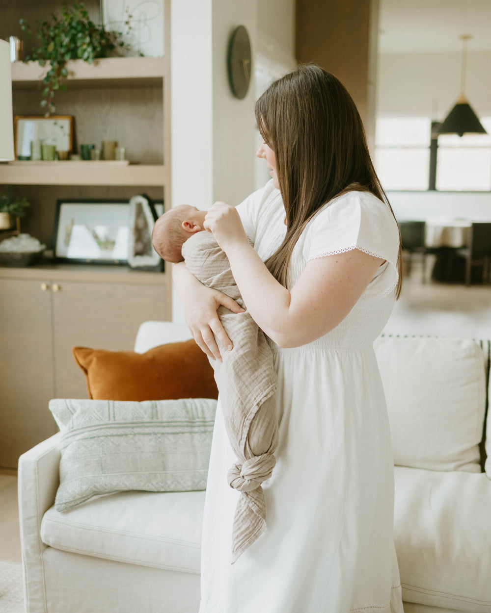 Little Unicorn Organic Cotton Muslin Swaddle Blanket | Driftwood