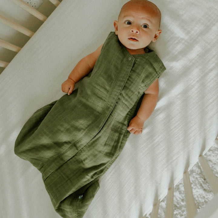 Little Unicorn Cotton Muslin Sleep Bag | Fern