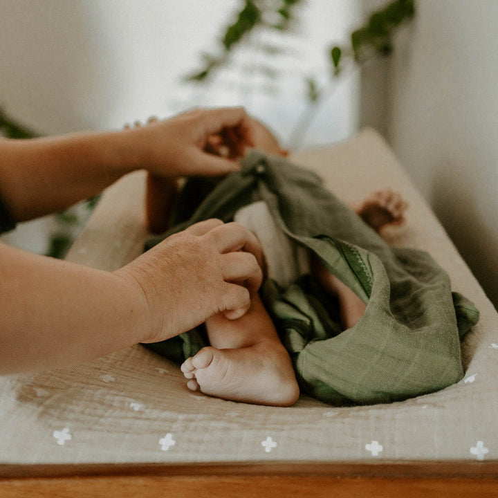 Little Unicorn Cotton Muslin Sleep Bag | Fern