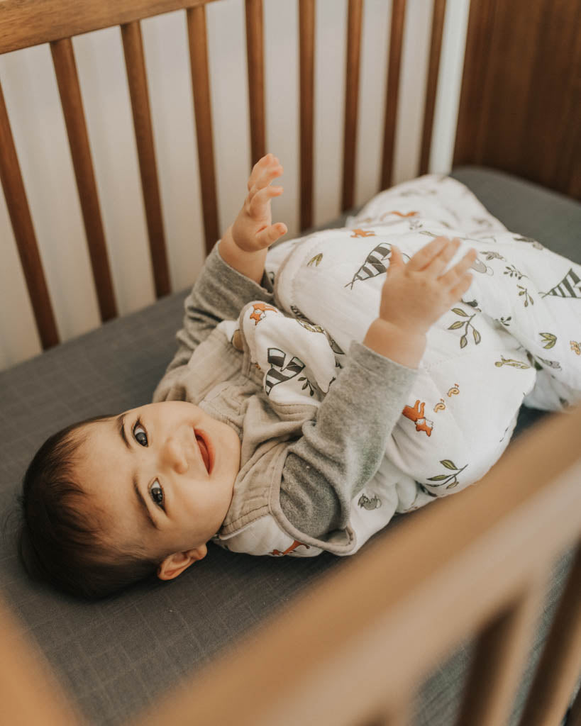 Little Unicorn Cotton Muslin Sleep Bag | Forest Friends