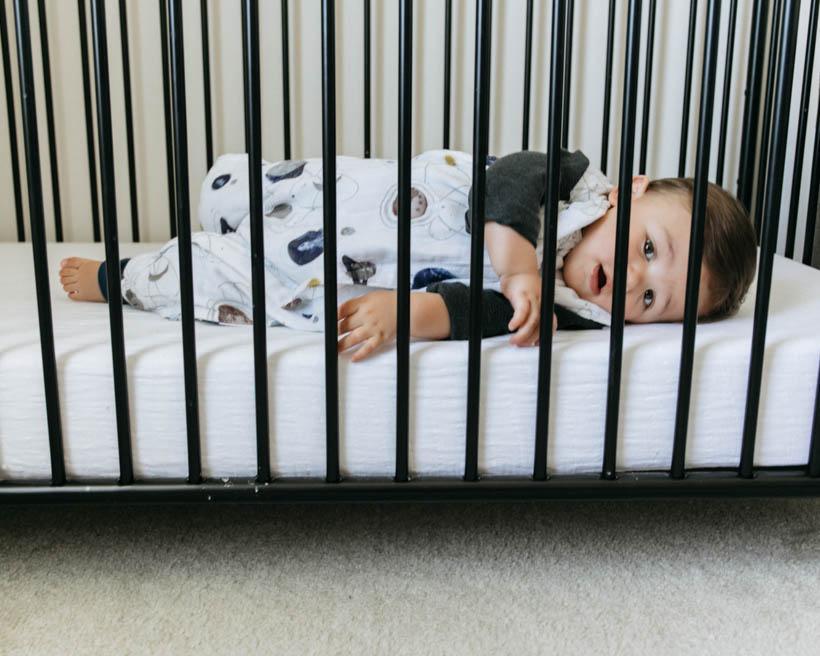 Little Unicorn Cotton Muslin Crib Sheet | White