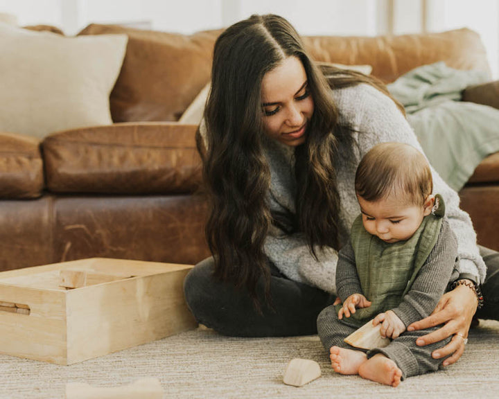 Little Unicorn Cotton Muslin Classic Bib 3 Pack | Fern