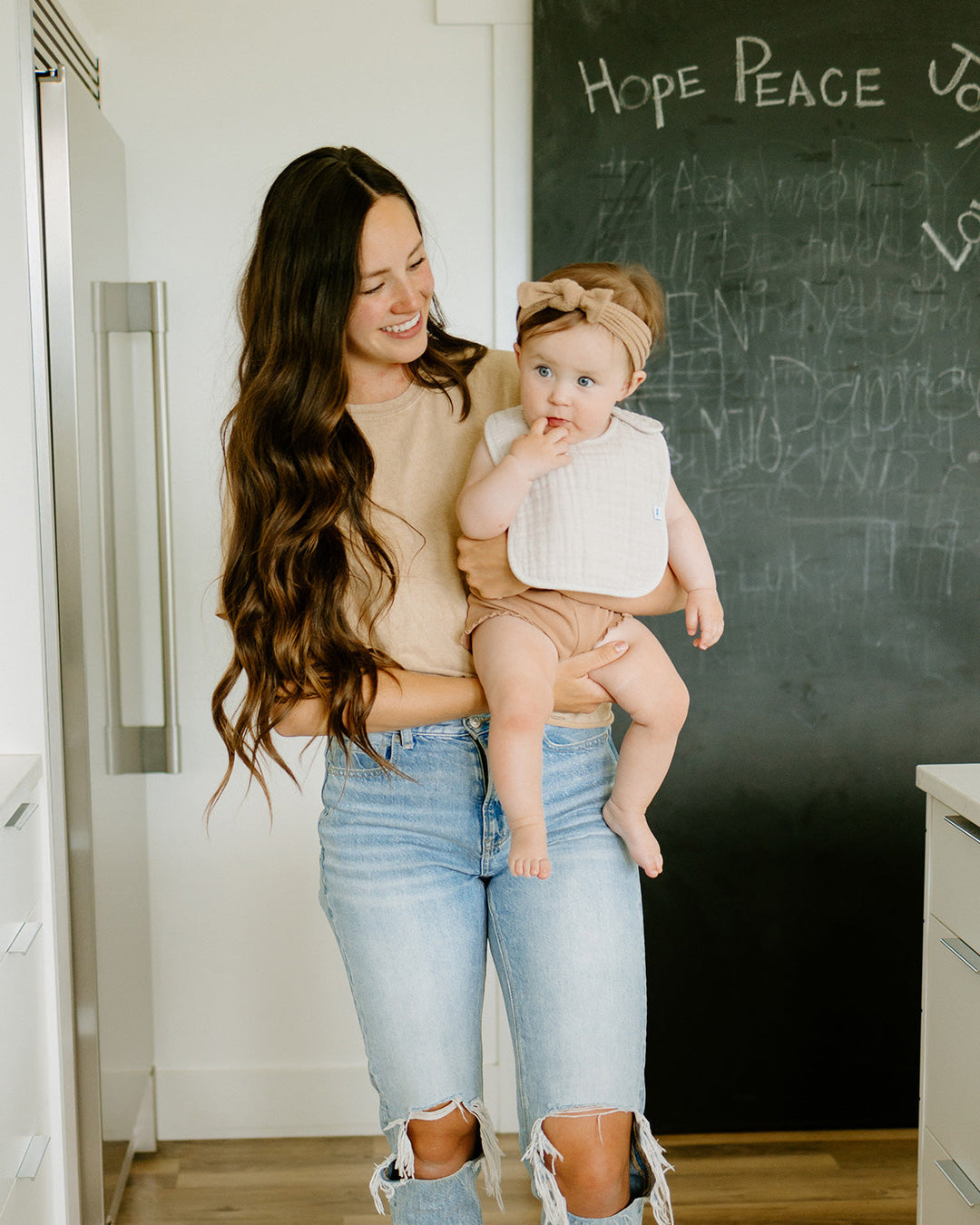 Little Unicorn Cotton Muslin Classic Bib 3 Pack | Tropical Leaf