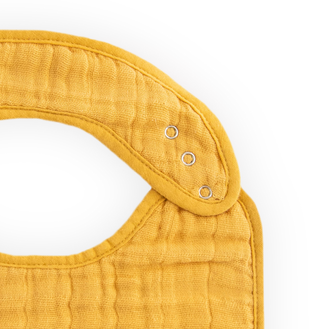 Little Unicorn Cotton Muslin Classic Bib 3-Pack | Mustard