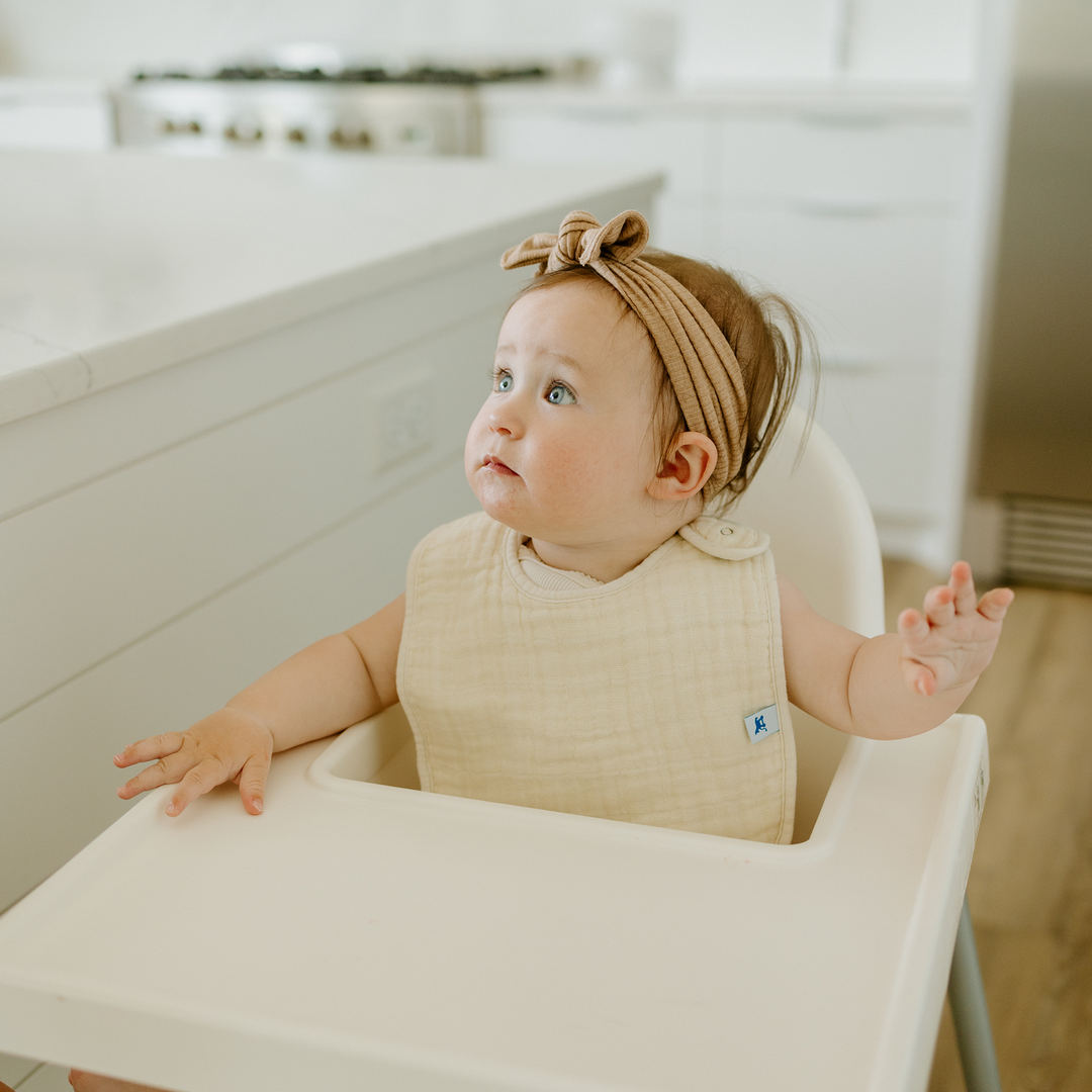 Little Unicorn Cotton Muslin Classic Bib 3-Pack | Mustard