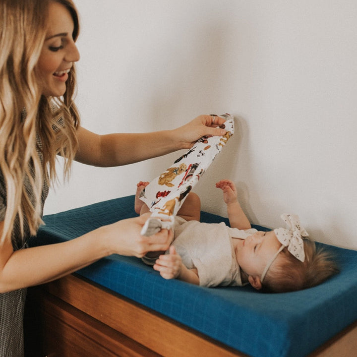 Little Unicorn Cotton Muslin Reversible Bandana Bib 2 Pack | Woof