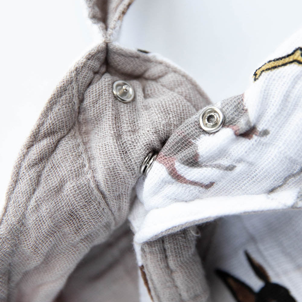 Little Unicorn Cotton Muslin Reversible Bandana Bib 2 Pack | Woof