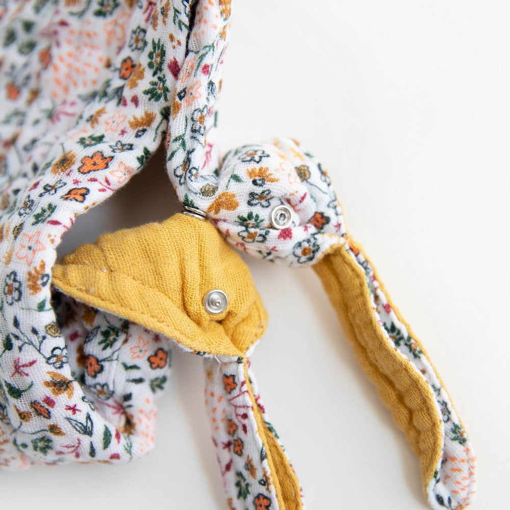 Little Unicorn Cotton Muslin Reversible Bandana Bib | Pressed Petals