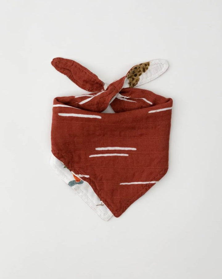 Little Unicorn Deluxe Muslin Reversible Bandana Bib | Safari Social