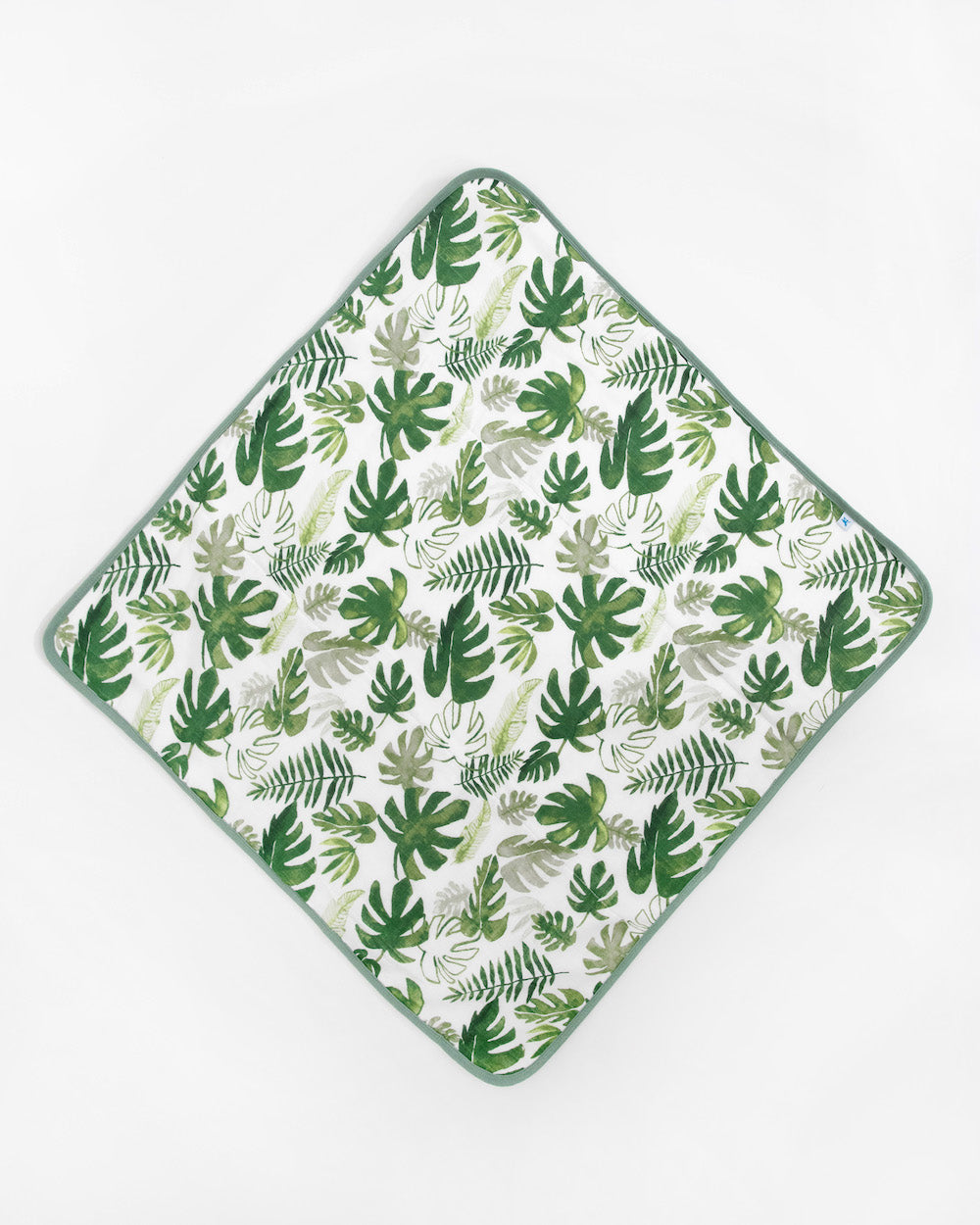 Little Unicorn Infant Hooded Towel | Tropical Leaf