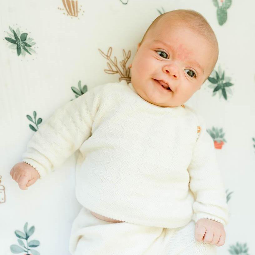 Little Unicorn Cotton Muslin Crib Sheet | Prickle Pots