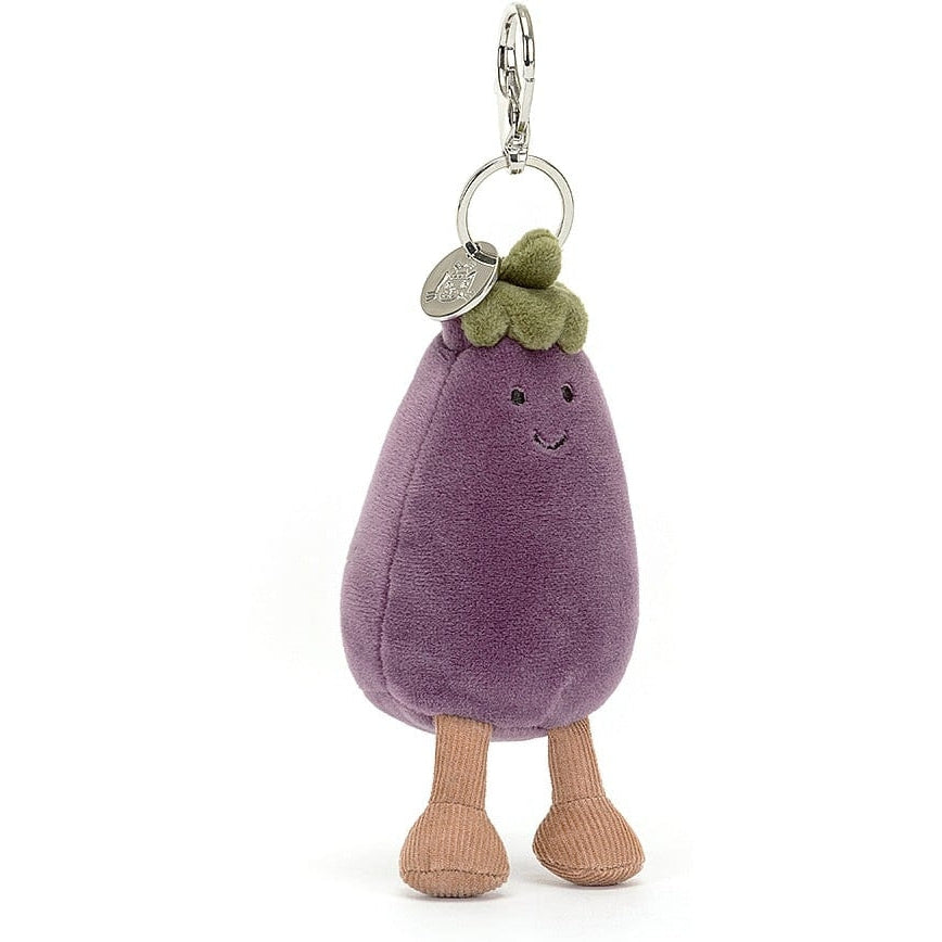 Jellycat Vivacious Eggplant Bag Charm