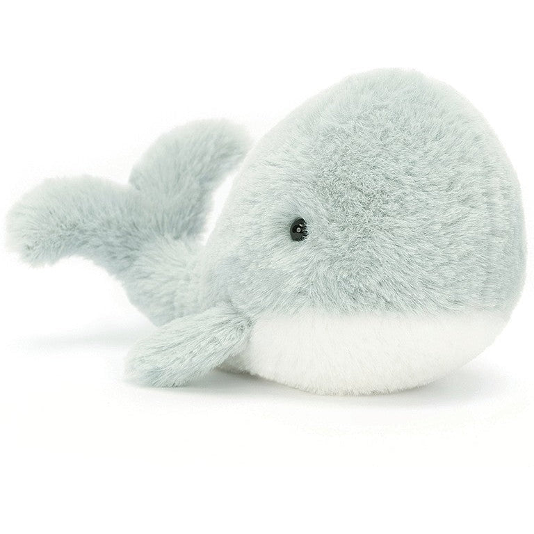 Jellycat Wavelly Whale Grey
