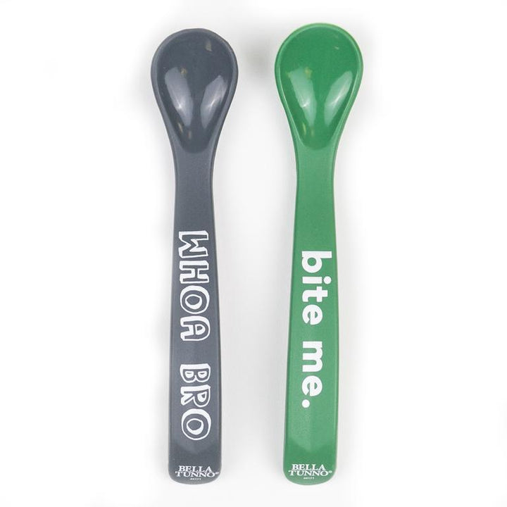 Bella Tunno Bite Me / Whoa Bro Spoon Set