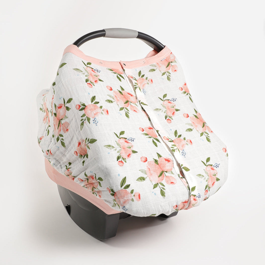 unicorn car seat and stroller Little Unicorn Cotton Muslin Car Seat Canopy