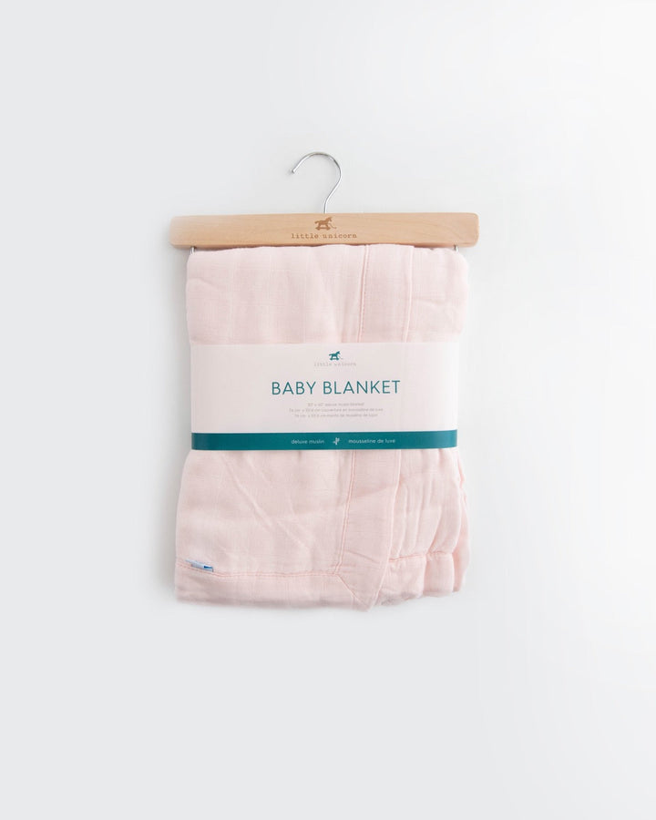 Little Unicorn Deluxe Muslin Baby Quilt | Blush