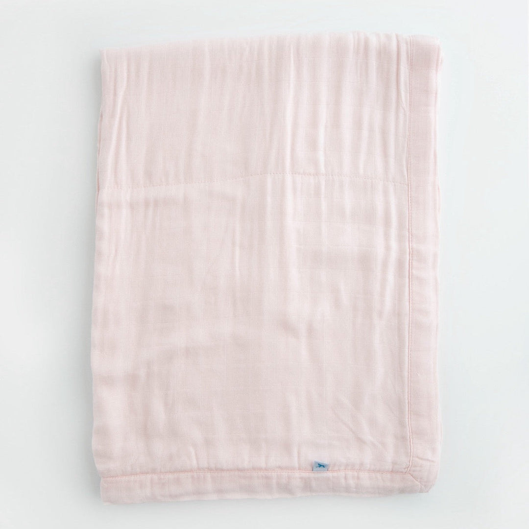 Little Unicorn Deluxe Muslin Baby Quilt | Blush