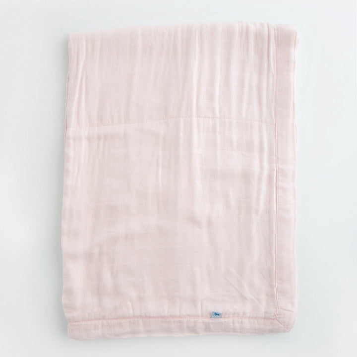 Little Unicorn Deluxe Muslin Baby Quilt | Blush