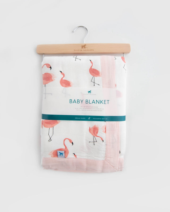 Little Unicorn Deluxe Muslin Baby Quilt | Pink Ladies
