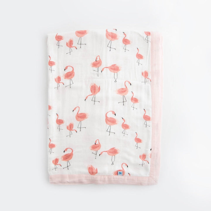 Little Unicorn Deluxe Muslin Baby Quilt | Pink Ladies