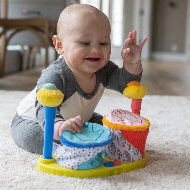 Fat Brain Toys Lamaze Squeeze Beats First Drum Set