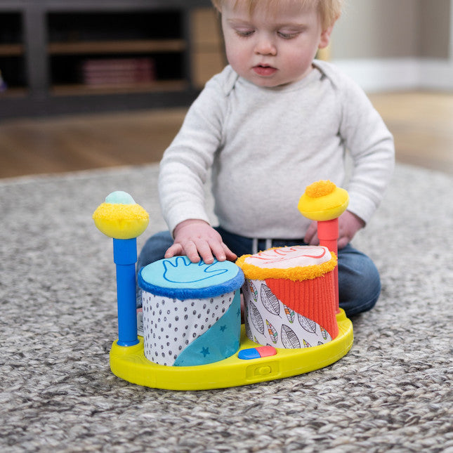 Fat Brain Toys Lamaze Squeeze Beats First Drum Set