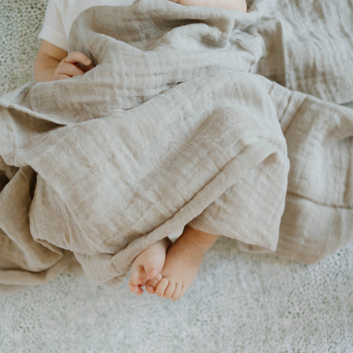 Little Unicorn Cotton Muslin Swaddle Blanket 3 Pack | Fern 2