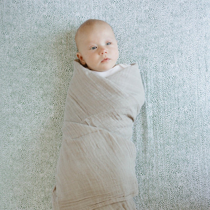 Little Unicorn Cotton Muslin Swaddle Blanket 3 Pack | Fern 2