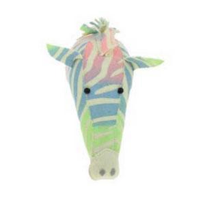 Fiona Walker Semi Felt Animal Head Stencil Zebra