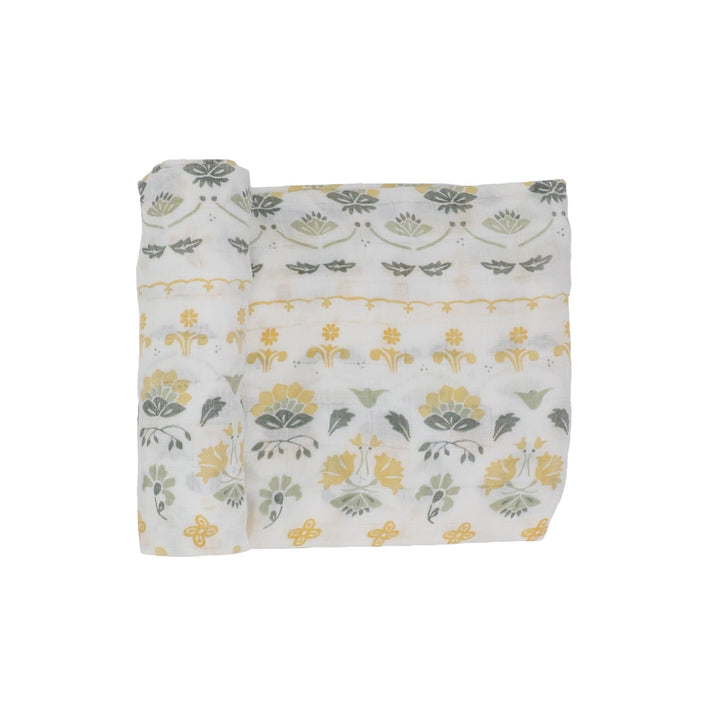 Little Unicorn Deluxe Muslin Swaddle Blanket | Heirloom Floral