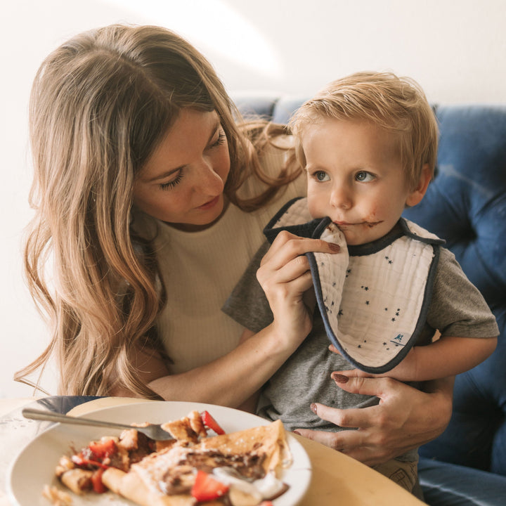 Little Unicorn Cotton Muslin Classic Bib 3 Pack | Planetary 2