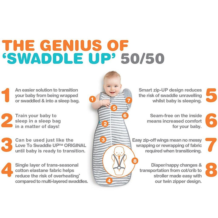 Love To Dream Swaddle Up Transitions Bag Original | Grey