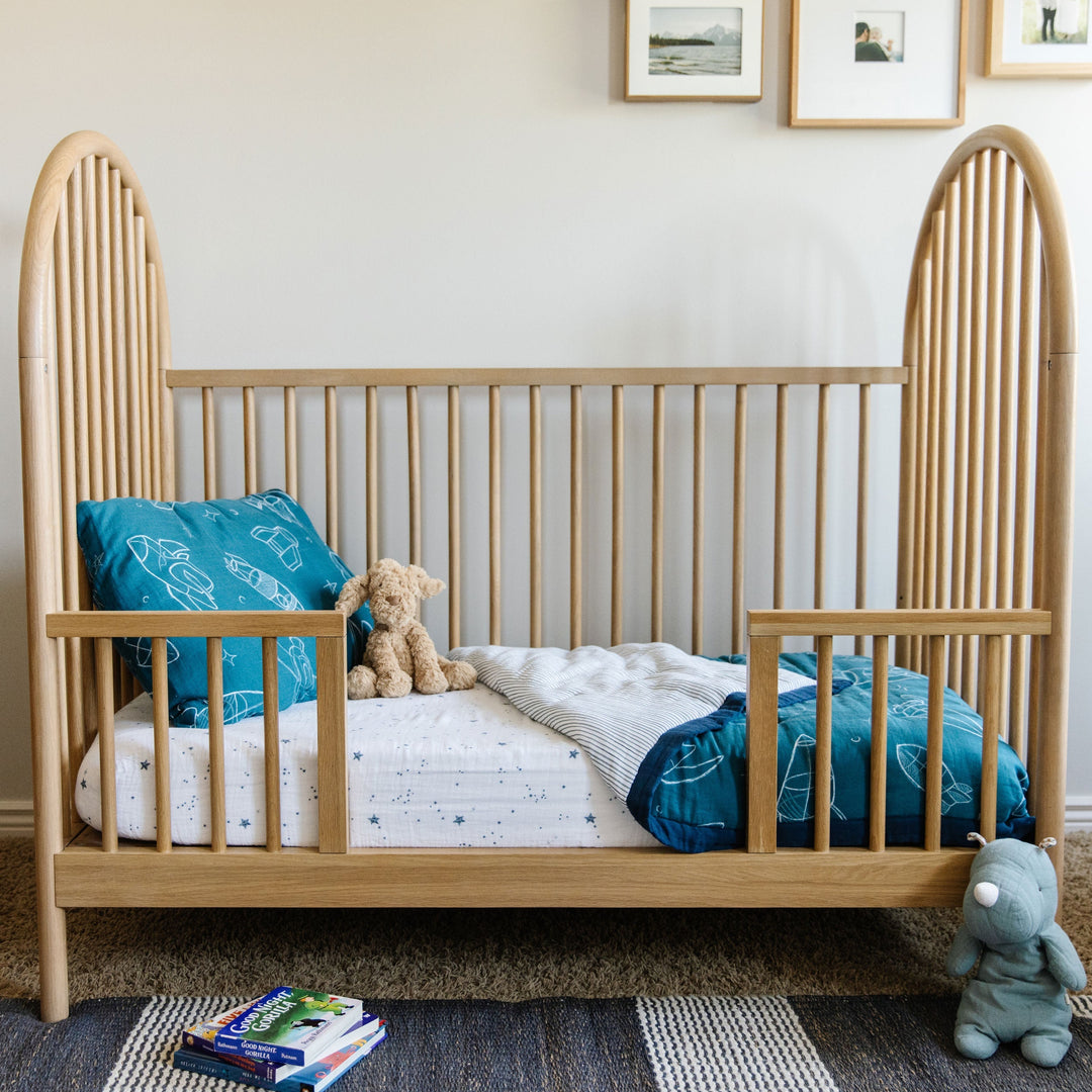 Little Unicorn Cotton Muslin Toddler Comforter | Blast Off