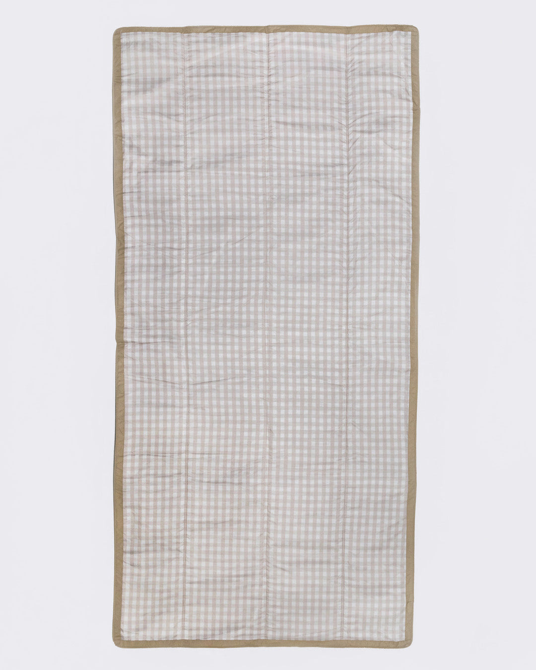 Little Unicorn Outdoor Blanket | Beige Buffalo Check