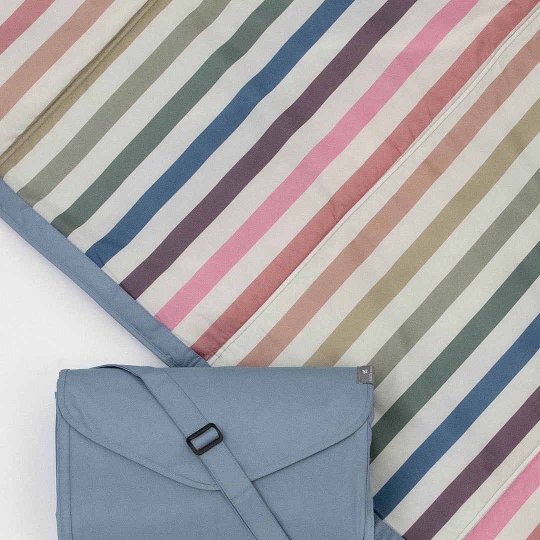 Little Unicorn Outdoor Blanket | Chroma Rugby Stripe