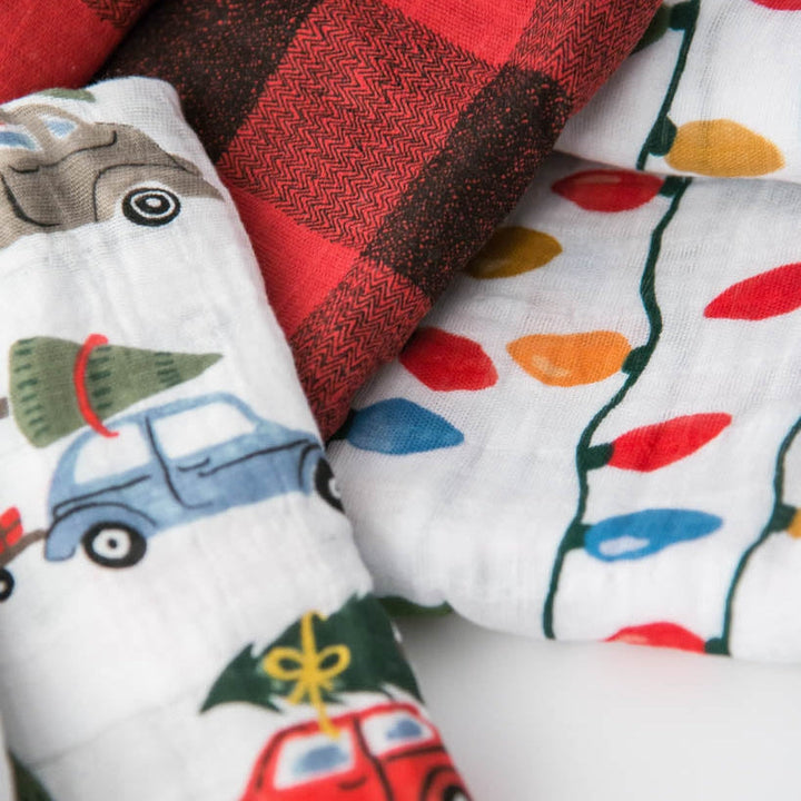 Little Unicorn Cotton Muslin Swaddle Blanket 3 Pack | Holiday Haul