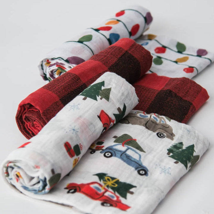 Little Unicorn Cotton Muslin Swaddle Blanket 3 Pack | Holiday Haul
