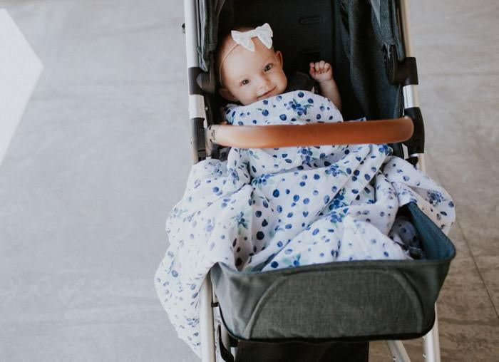 Little Unicorn Cotton Muslin Swaddle Blanket 3 Pack | Berry Lemonade