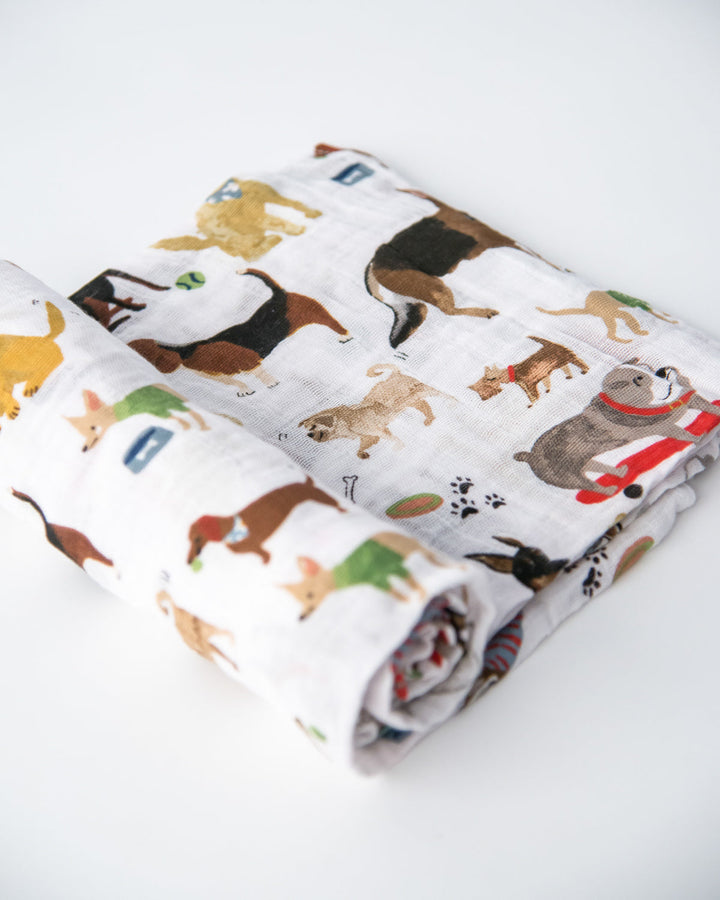 Little Unicorn Cotton Muslin Swaddle Blanket | Woof