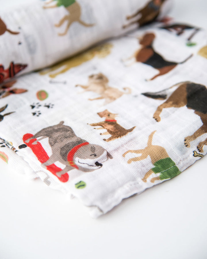 Little Unicorn Cotton Muslin Swaddle Blanket | Woof