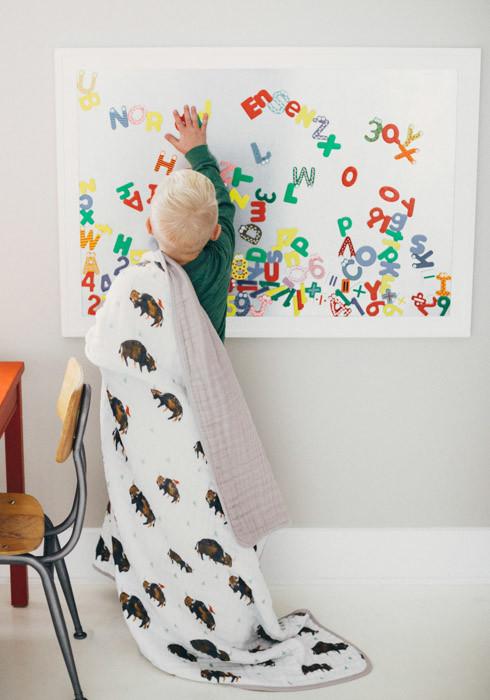 Little Unicorn Original Cotton Muslin Quilt | Bison