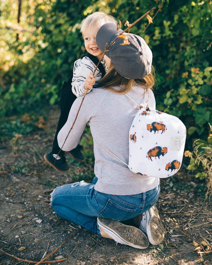 Little Unicorn Cotton Muslin Quilted Throw | Bison