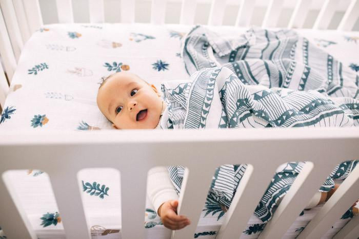 Little Unicorn Cotton Muslin Swaddle Blanket 3 Pack | Bison